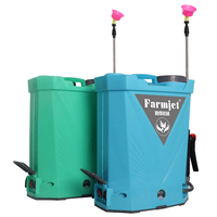 Alat Penyemprot Orchards 16L/18L/20L, Peralatan Mesin Pertanian Biru dengan Pompa Penyemprot 12 Volt