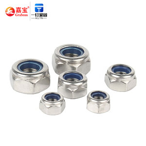 Tuerca de brida hexagonal de acero inoxidable 304, tuerca de bloqueo de nailon hexagonal DIN982, venta directa de fábrica - Product Image 5