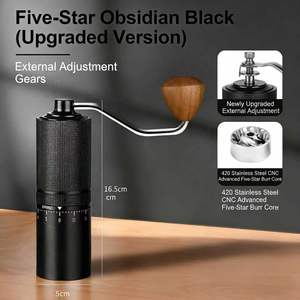 Suitable for both home and outdoor use ,exclusive custom-made stainless steel hand-operated <b>coffee</b> <b>grinder</b> - Product Image 1