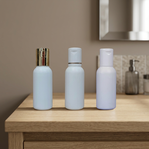 Botella de Champú de 50 ml con Tapa Abatible, Recargable, Duradera, Envase de Plástico HDPE para Champú, Acondicionador, Loción Corporal - Product Image 2