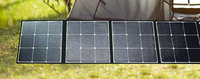 Portable 200W BC Panneau solaire pliable étanche Équipement de voyage extérieur portable pour les aventuriers