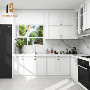 خزائن مطبخ حديثة على الطراز الأمريكي من Rta White Shaker Kitchen Uite - Product Image 1