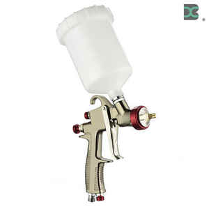 Yüksek kaliteli HVLP yerçekimi Automobile otomobil boya püskürtme tabancası, çok kalibreli 1.3mm 1.7mm 2.0mm meme, 600ml plastik bardak - Product Image 2