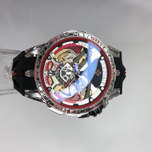 Montre-bracelet mécanique pour homme, style sport, design squelette ajouré, résistante à l'eau 30m, idéale pour le dropshipping - Product Image 5