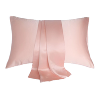 Housse de coussin en soie 100 % biologique de qualité 6A, écologique, couleur/taille personnalisables, pour lit d'hôtel, vente en gros