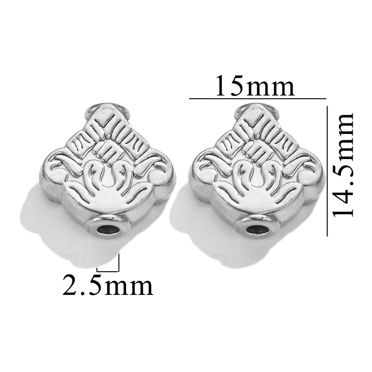 Chinese Knot - Steel silver Color [Single 4.1g]