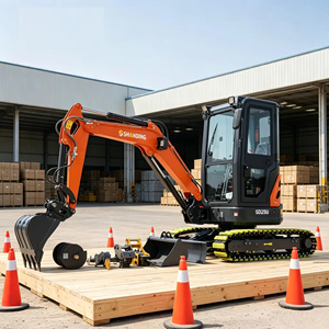 Envío Gratis, Mini Excavadora Hidráulica de 1, 2 y 3 Toneladas, Precios de Excavadoras Pequeñas para Jardín y Agricultura - Product Image 2