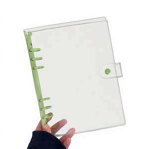 Copertina Trasparente in PVC per Quaderno A5/A6, Custodia Semplice per 60 <span class=keywords><strong>Fogli</strong></span>, Compatibile con Quaderni a Spirale e <span class=keywords><strong>Fogli</strong></span> Mobili Formato <span class=keywords><strong>A3</strong></span> - Product Image 2