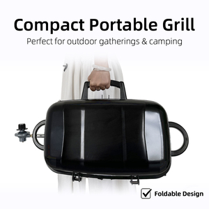 Modern Portable <strong>Small</strong> Camping <strong>Gas</strong> Stoves Barbecue Grill Outdoor Propane <strong>BBQ</strong> with Powder Coated Steel Frame - Product Image 4