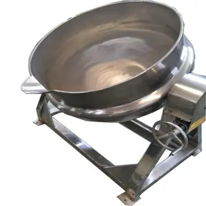 sugar cooking pot mixing pot industrial gas pot jam cooker with stirrer Gas Jacket Cooking Kettle multifunction electric kettle