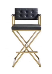 Mobiliario de Salón Sillas Cosméticas de Moda para <span class=keywords><strong>Uñas</strong></span> Silla de Maquillaje Plegable con Reposacabezas Taburete de Maquillaje para Dama - Product Image 2