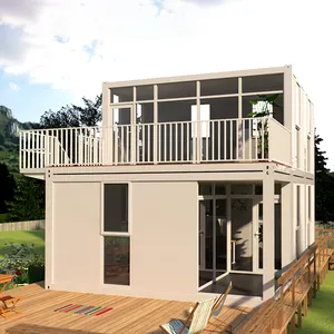 40FT High Quality Guangzhou Prefab Modular Kitset Manufactured Living Floating Container Prefab Homes House