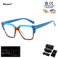 Nouvelles Arrivées Boyarn – Montures de Lunettes Élégantes Irrégulières pour Femmes, Tendance, Couleurs Assorties, Nouvelles Lunettes Vintage Anti-Lumière Bleue