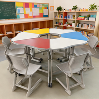 Bureau de formation de conférence combinaison Table de réunion mobile université classe école étudiant bureau et chaise ensemble