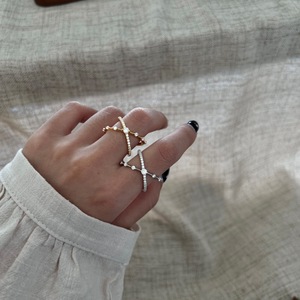 Bague de mariage Dylam en argent sterling 925 avec moissanite, coupe ronde brillante, couleur D, moissanite croisée pour femme - Product Image 2