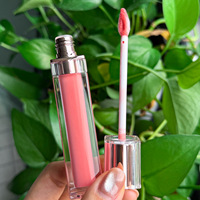 Gloss à lèvres liquide mat minéral végétalien pour les lèvres, logo personnalisé, imperméable, longue tenue, 6 ml, rouge à lèvres hautement pigmenté