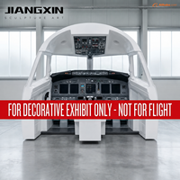Modèle de cabine de simulation de cockpit d'avion personnalisé pour la formation en aviation, les expositions de musées et les centres d'expérience