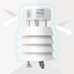 RIKA 5 trong 1 Độ phân giải cao RS232 4-20mA 0-5V thông minh RS485 máy đo gió siêu âm tốc độ và hướng cảm biến thời tiết trạm - Product Image 3