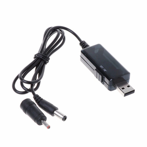 Cable de Alimentación USB a CC de 5V, 12V, 9V, Cable Convertidor USB a CC para Router, Conector de Alimentación de 5.5/<span class=keywords><strong>3.5mm</strong></span> a Través de Banco de Energía - Product Image 3