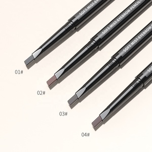 0.5mm Triangle automatique haute pigmenté imperméable à l'eau longue durée végétalien anti-transpiration marque privée Logo personnalisé <span class=keywords><strong>crayon</strong></span> à sourcils - Product Image 1