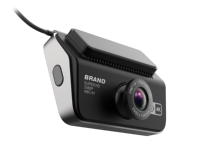 Caméra embarquée 2K à double objectif avec écran tactile IPS de 4,3 pouces, objectifs grand angle 140+120°, enregistrement en boucle, contrôle par application vidéo