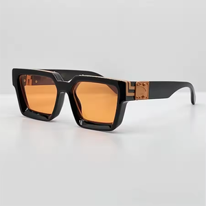 Gafas de Sol de Alta Calidad al por Mayor para Mujer, Gafas de Diseñador Cuadradas de Acetato Famosas con Logotipo Personalizado, Gafas de Sol de Moda de Lujo - Product Image 3