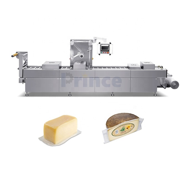 Large Food Vacuum Packaging Machine Sausage Meat Dried Dates Fish Butter Cheese Stretch Film Vacuum Packing Sealer Machine