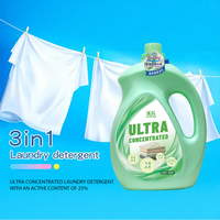 Version personnalisée de lessive liquide ultra concentrée à 25 % de parfum naturel pour un nettoyage sain, formule végétale
