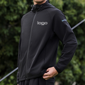 Lightweight UV-Proof Sportswear With <b>Mesh</b> Panel And Soft Shell Made For Fitness Activity By Unisex - Product Image 5