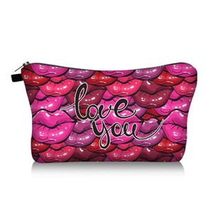 Cadeaux de la Saint-Valentin avec logo personnalisé, petite trousse de maquillage, organiseur de cosmétiques pour femmes, pochette à fermeture éclair - Product Image 1