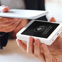 Usine 4 pouces écran tactile prix Android 15 Mobile Pos Tablet Front NFC Reader Android Handheld Nfc Pos Systems