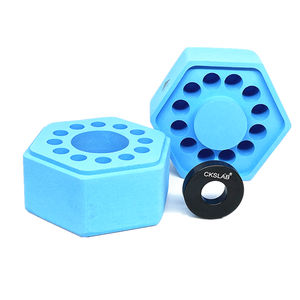 Ckplate perlengkapan Lab plastik kotak penyimpanan Cryobenic untuk 0.5ml/1.5/2 botol kecil kriogenik - Product Image 4