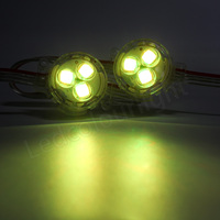 Lumière LED Pixel SPI WS2811 30mm, Lumière Diamant en Aluminium, Lumière de Scène LED 3D, IP65, Programmable, Guirlande Lumineuse Pixel RGB pour Noël
