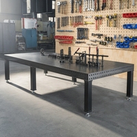 Hebeimeisida Nouvelle Station de Soudage 3D à Serrage Manuel, Acier Q355 Revêtu de Nitrure, Ouverture 16/28mm, Dimensions Personnalisables