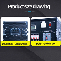Dj Stage Wedding Light Equipment Sound 16Ch Output Entertainment Power Distro Box With Meter