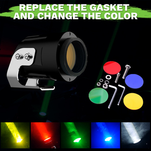 เสาอากาศ LED แบบใหม่ สีเขียว น้ำเงิน เหลือง ขาว พร้อมไฟธงสี  กันน้ำระดับ IP67  ลำแสงเลเซอร์ 15W - Product Image 4
