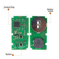 Clé télécommande intelligente universelle KEYDIY KD TB01-2, 2 boutons, pour Toyota, type 5 pièces/lot