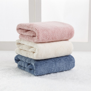 Serviettes pour bébé Jiemeirui 34x38 cm en microfibre corail, absorbantes, pour nourrissons et tout-petits - Product Image 2