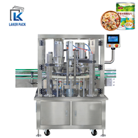 Machine de remplissage et d'emballage de granulés pour collations à l'avoine en bouteille en plastique / en verre
