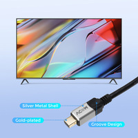 Câble convertisseur Mini DP vers DP VCOM 8K 60Hz Ultra Haute Définition pour GPU RTX Série 40, configuration de projecteur Home Cinéma