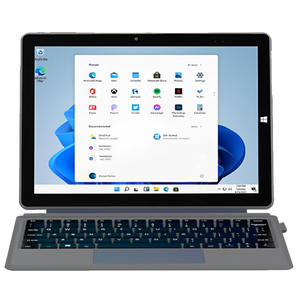 Mini-ordinateur portable professionnel 10,5 pouces avec écran tactile, Windows 10, Intel N4100, 16 Go + 1 To, tablette avec clavier dockable et stylet offert - Product Image 1