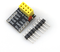 Adaptador ESP01/01S para conexión a protoboard ESP8266 ESP01 ESP01S sin soldadura XD-64