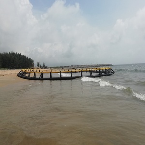 Jaula Circular para Peces de HDPE Resistente a Impactos, Instalación de Acuicultura Profunda en Alta Mar con Estructura Reforzada - Product Image 2