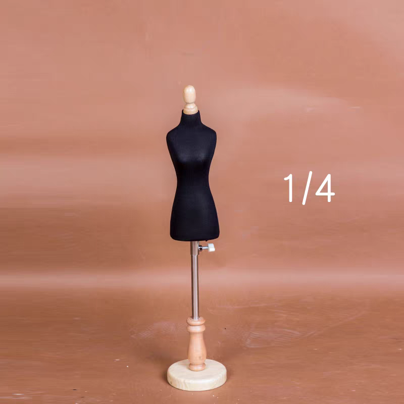 Nuevo 1/4 de algodón negro para mujer (incluye base)