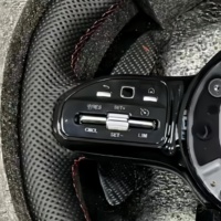 Volant en cuir pour Mercedes Benz W204 W205 W207 W211 W212 W213 W221 A200 A180 A260 A45 Amg C63 W206 E63 G63