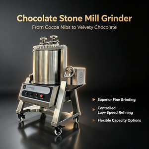 Macinatore di Cioccolato in Acciaio Inox 80/120LBS TUORONG, Mulino a Pietra per Cacao, per Snack e Prodotti da Forno - Product Image 2
