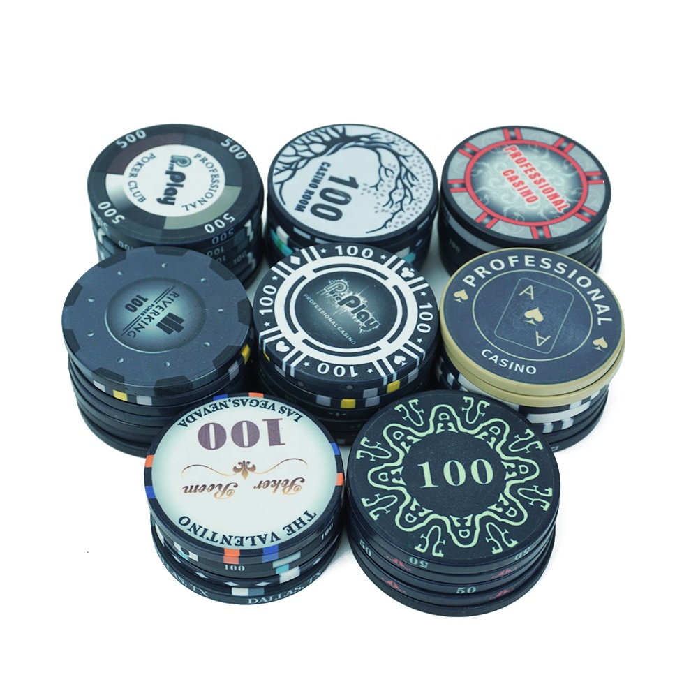 プロフェッショナルまたはベーシックスタイルのEPTポーカーチップ