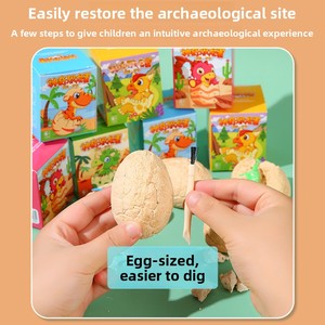 Huevo <span class=keywords><strong>de</strong></span> Dinosaurio en Miniatura para Excavación Arqueológica, Juguete Antiguo, Kit <span class=keywords><strong>de</strong></span> Excavación <span class=keywords><strong>de</strong></span> Cráneo <span class=keywords><strong>de</strong></span> Dinosaurio, Juguete Arqueológico <span class=keywords><strong>de</strong></span> Fósil <span class=keywords><strong>de</strong></span> Dinosaurio - Product Image 2