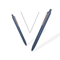 Bolígrafo de gel personalizado para oficina y escuela, bolígrafos de gel con clip en V único de 0,5mm, muestras gratis, venta al por mayor