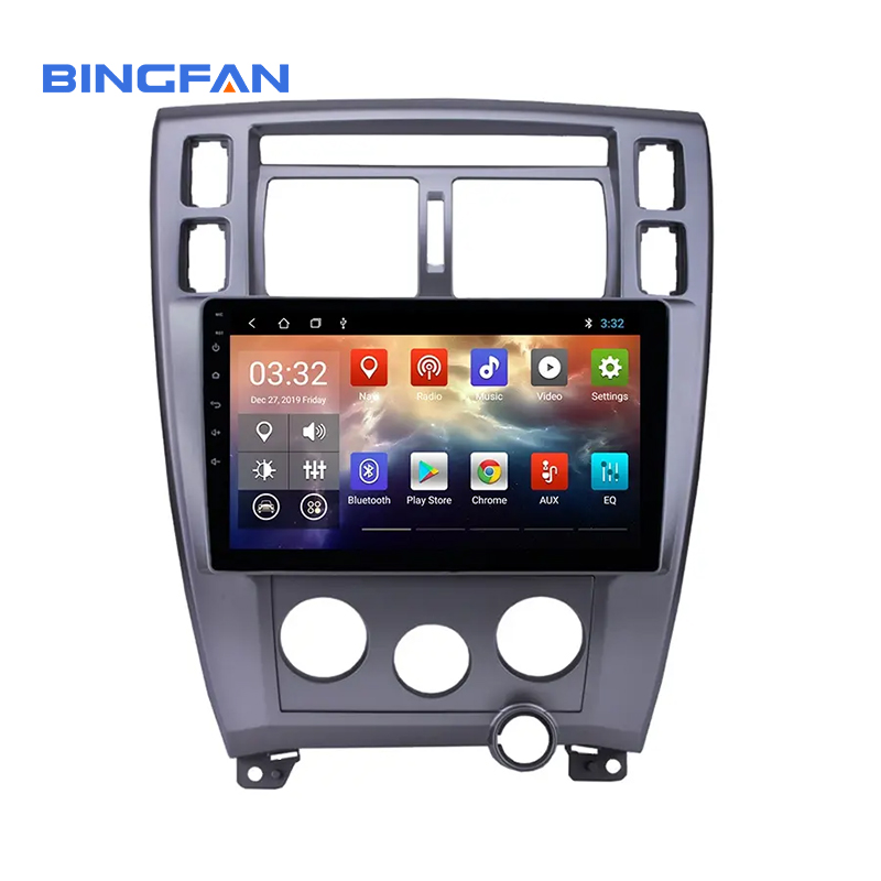 Автомобильный радиоприемник 2 ГБ 32 ГБ 10 дюймов для Hyundai Tucson 2006-2012 с GPS WIFI Mirrorlink с системой Android 9